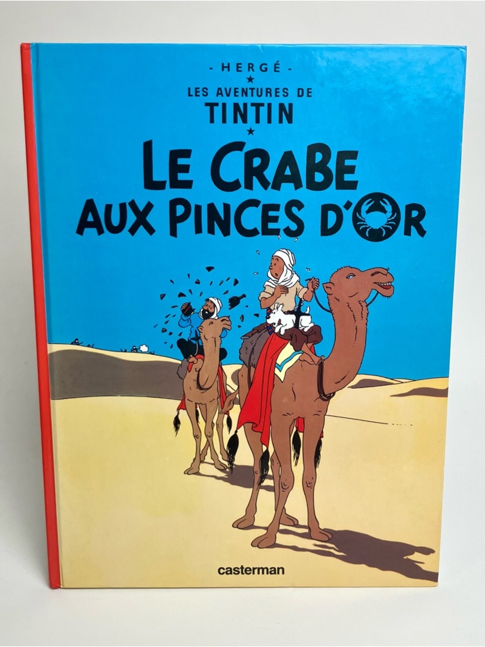 Livre vintage Les aventures de Tintin T.09 Le crabe aux pinces noires Hergé